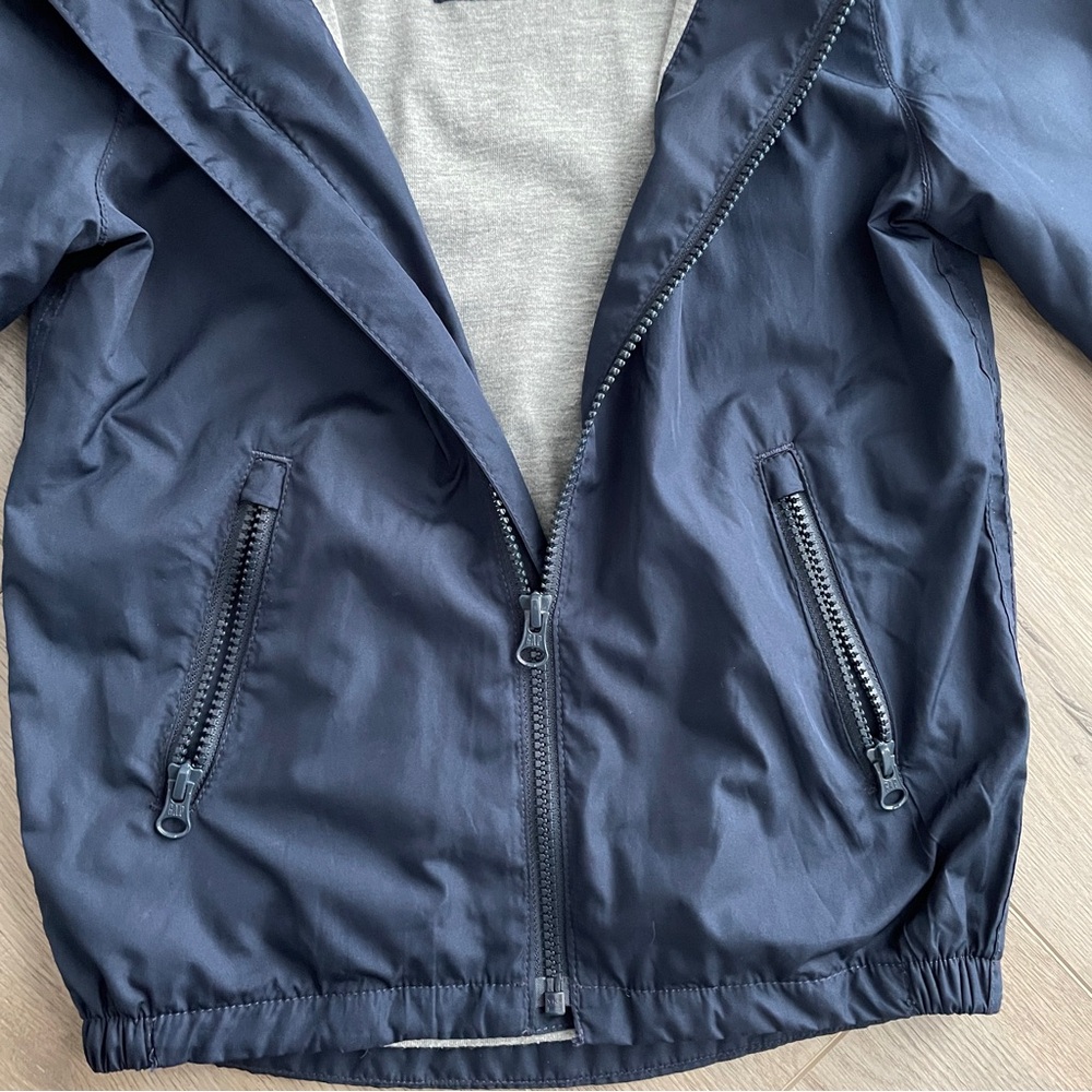 EUC - GAP KIDS windbreaker raincoat navy blue size XS - Picture 4 of 12